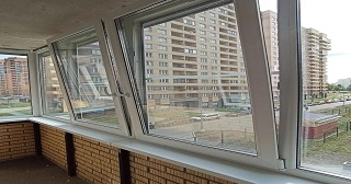 Остекление балкона Беслан цена от 9723 руб. м/п. за 50 часов