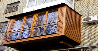 Внешняя отделка балкона Беслан цена от 1024 руб. м/2.